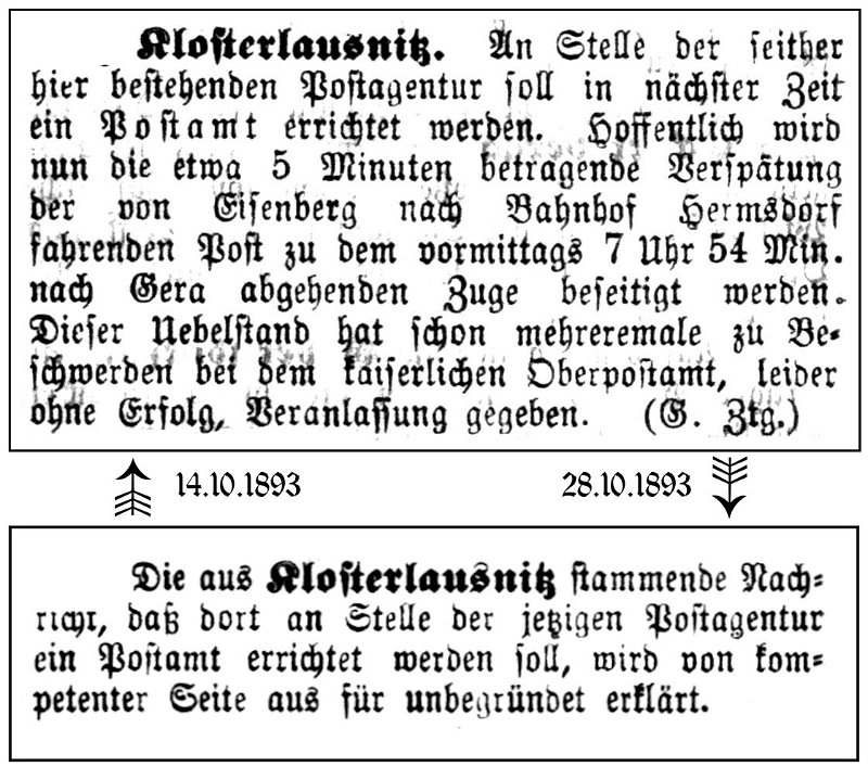 1893-10-14 Kl Postamt Plan